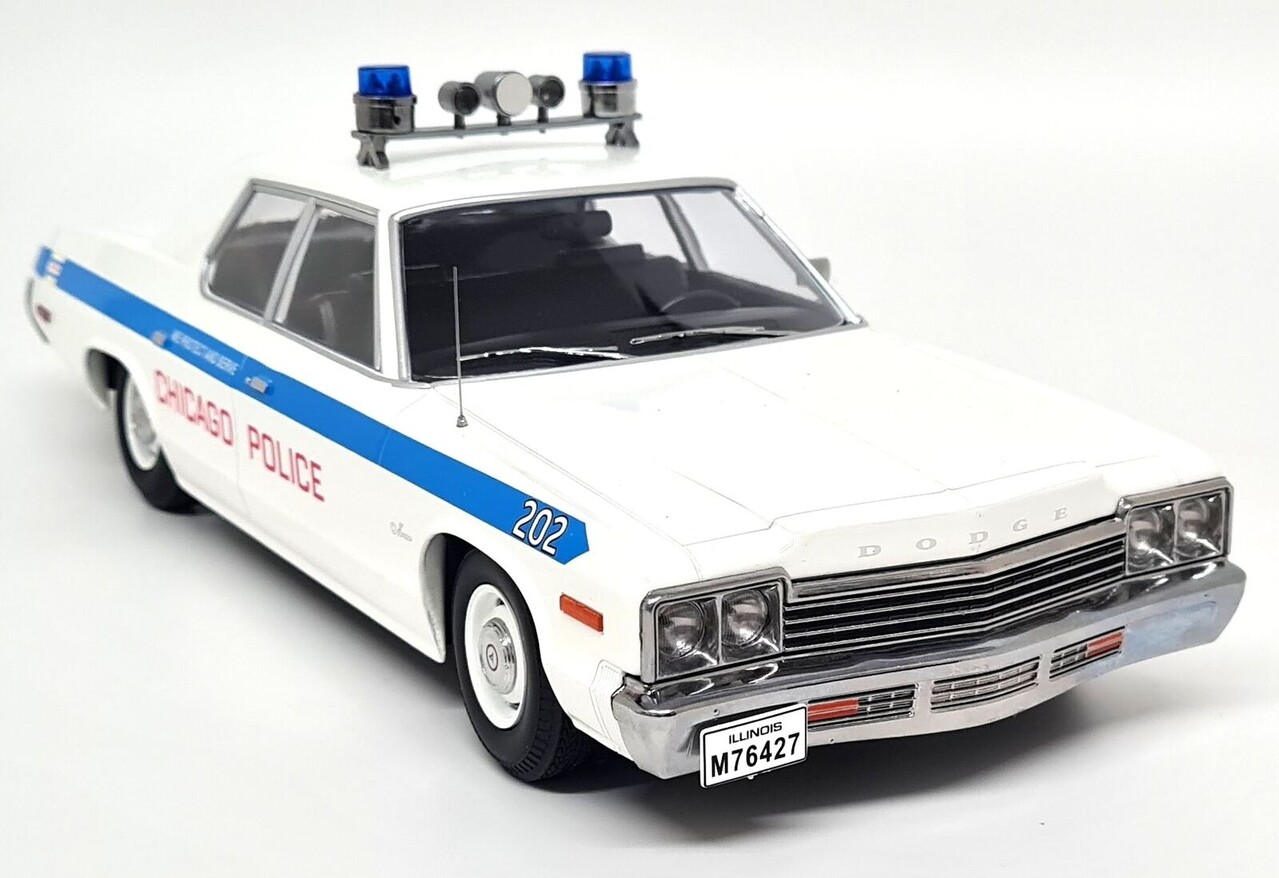 Dodge Dodge Monaco Chicago Police 1974 - 1:18 - KK Scale Dodge Dodge Monaco Chicago Police 1974 - 1:18 - KK Scale