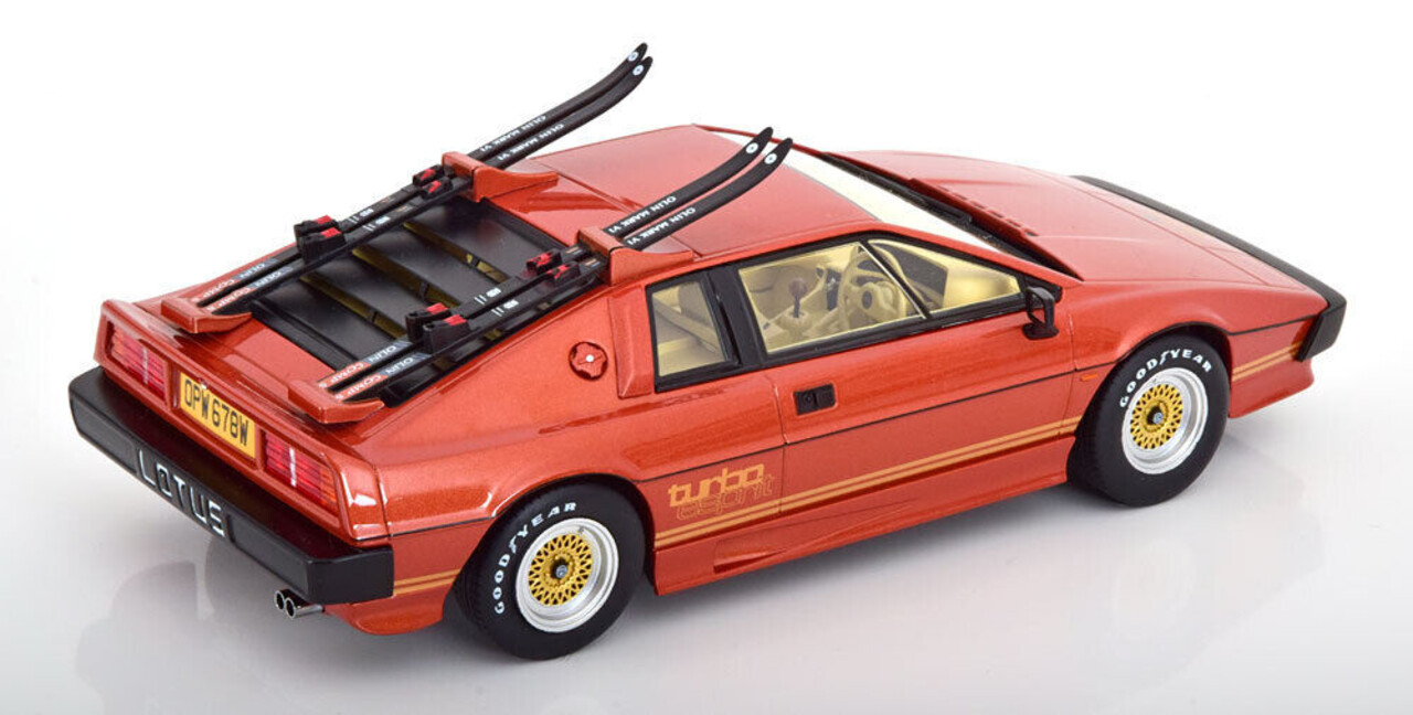 Lotus Lotus Esprit Turbo 'James Bond Movie Version + Skis' 1981 - 1:18 - KK Scale Lotus Lotus Esprit Turbo 'James Bond Movie Version + Skis' 1981 - 1:18 - KK Scale