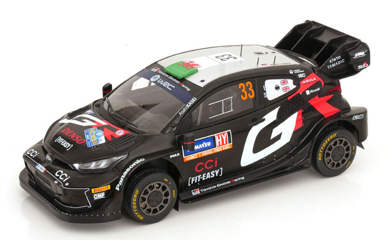 Toyota Toyota GR Yaris Rally1 Hybrid #33 Rally WM Rally Sweden 2024 - 1:18 - IXO Models