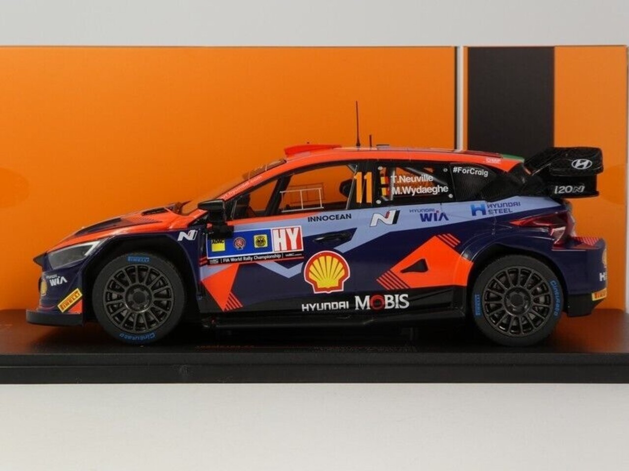 Hyundai Hyundai i20 N Rally 1 #11 Rally WM Central European Rally 2023 - 1:43 - IXO Models
