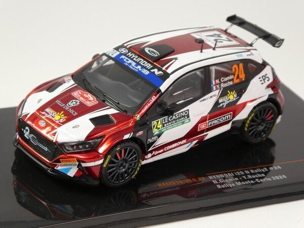 Hyundai Hyundai i20 N Rally 2 #24 Rally WM Rally Monte Carlo 2024 - 1:43 - IXO Models