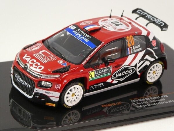 Citroen Citroen C3 Rally 2 #20 Rally WM Rally Monte Carlo 2024 - 1:43 - IXO Models