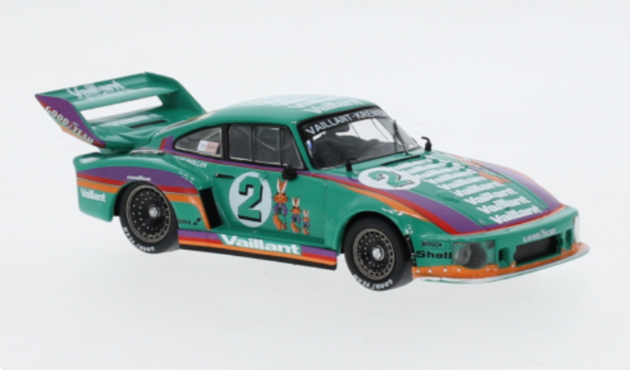 Porsche Porsche 935/77A #2 DRM Zolder Westfalen Kremer Racing 'Vaillant' 1978 - 1:43 - IXO Models