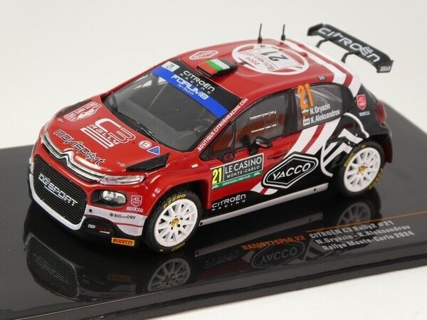 Citroen Citroen C3 Rally 2 #21 Rally WM Rally Monte Carlo 2024 - 1:43 - IXO Models