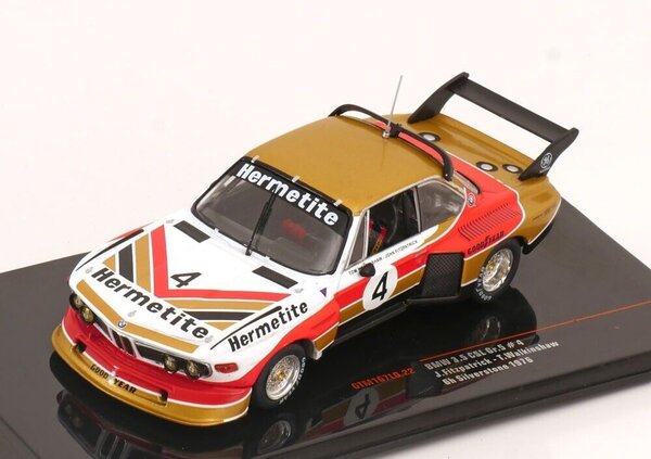 BMW BMW 3.5 CSL Gr.5 #4 6H Silverstone 1976 'Hermetite' - 1:43 - IXO Models