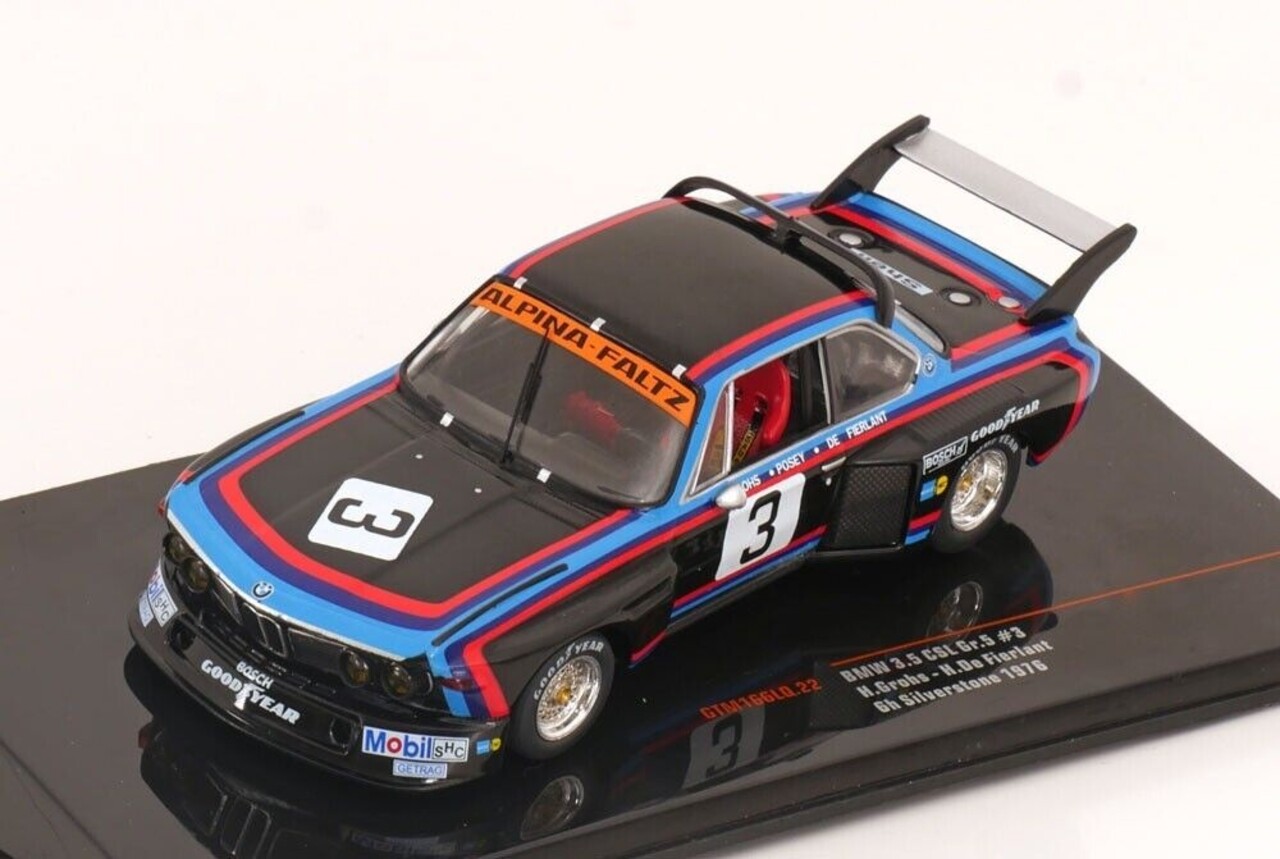 BMW BMW 3.5 CSL Gr.5 #3 6H Silverstone 1976 - 1:43 - IXO Models BMW BMW 3.5 CSL Gr.5 #3 6H Silverstone 1976 - 1:43 - IXO Models