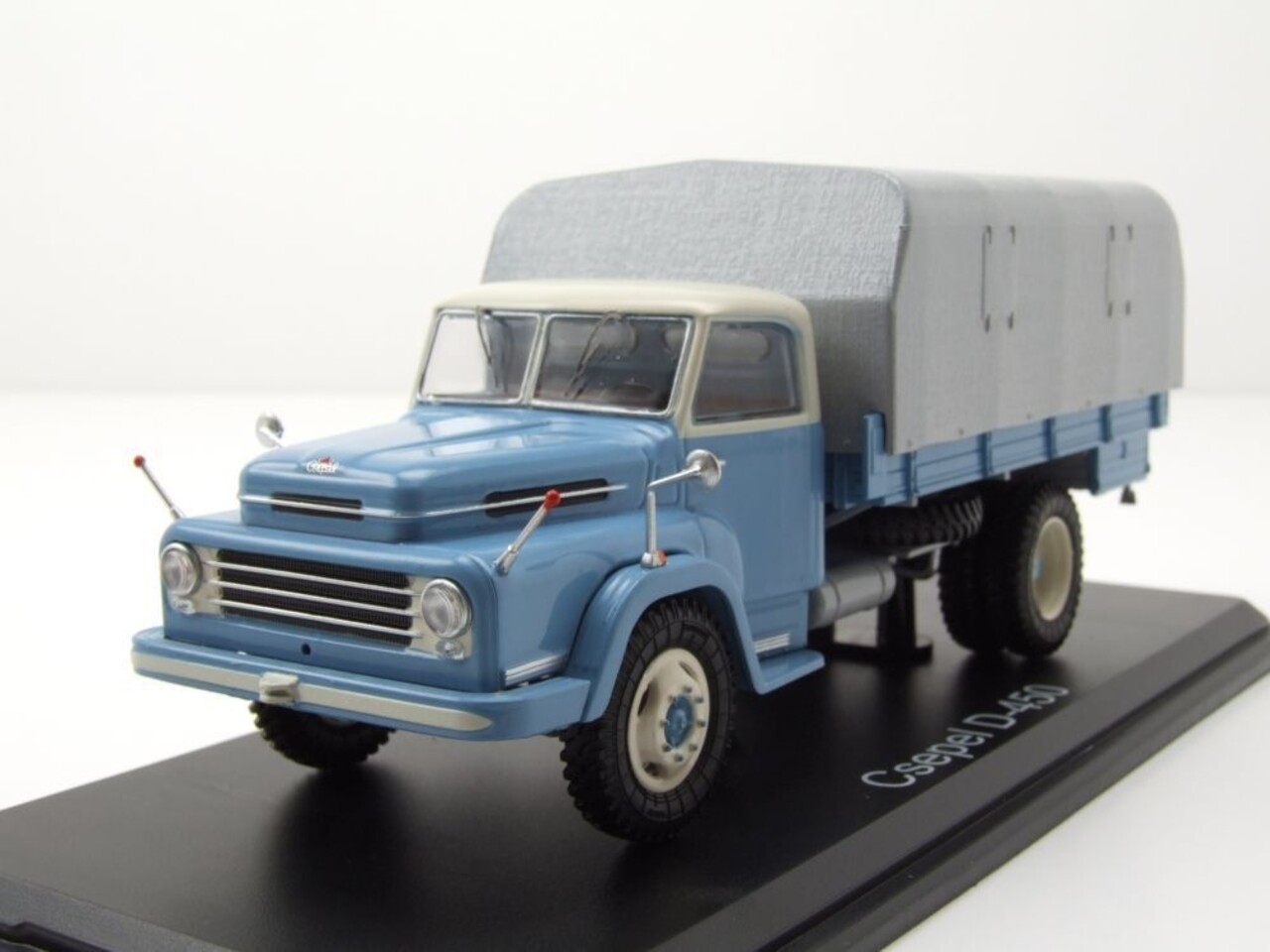 Csepel Csepel D-450 Flatbed Truck + (Removable) Cover - 1:43 - Premium ClassiXXs Csepel Csepel D-450 Flatbed Truck + (Removable) Cover - 1:43 - Premium ClassiXXs