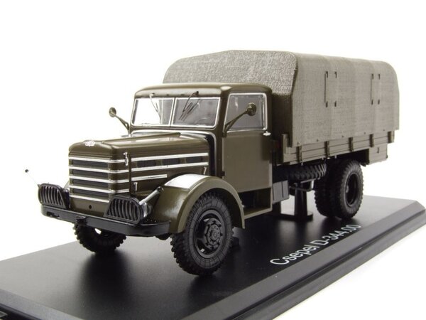 Csepel Csepel D-344.00 Military Flatbed Truck + (Removable) Cover  - 1:43 - Premium ClassiXXs Csepel Csepel D-344.00 Military Flatbed Truck + (Removable) Cover  - 1:43 - Premium ClassiXXs