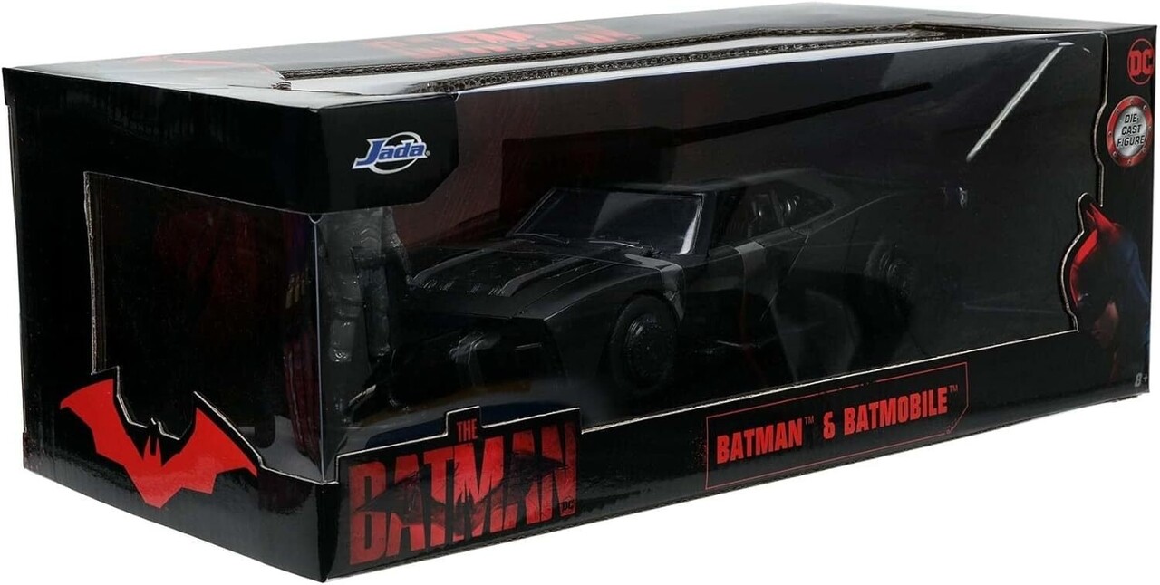 Movie Memorabilia Batmobile + Batman (+ Lights) - 1:18 - Jada Toys