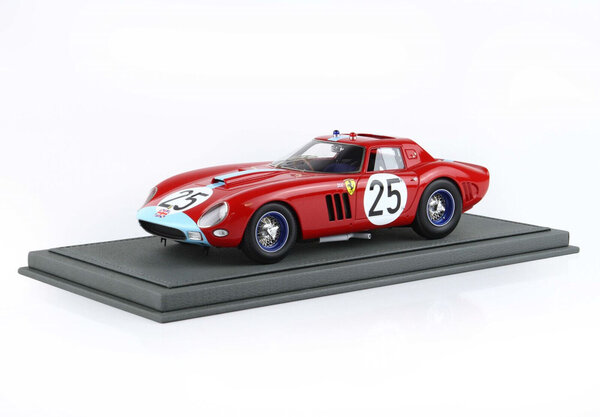 Ferrari Ferrari 250 GTO 3.0L V12 #25 Team Maranello Concessionaires 24H Le Mans 1964 - 1:18 - BBR Ferrari Ferrari 250 GTO 3.0L V12 #25 Team Maranello Concessionaires 24H Le Mans 1964 - 1:18 - BBR