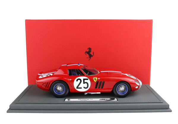Ferrari Ferrari 250 GTO 3.0L V12 #25 Team Maranello Concessionaires 24H Le Mans 1964 - 1:18 - BBR Ferrari Ferrari 250 GTO 3.0L V12 #25 Team Maranello Concessionaires 24H Le Mans 1964 - 1:18 - BBR