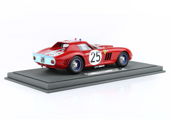 Ferrari Ferrari 250 GTO 3.0L V12 #25 Team Maranello Concessionaires 24H Le Mans 1964 - 1:18 - BBR Ferrari Ferrari 250 GTO 3.0L V12 #25 Team Maranello Concessionaires 24H Le Mans 1964 - 1:18 - BBR