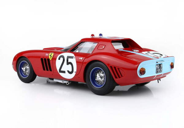 Ferrari Ferrari 250 GTO 3.0L V12 #25 Team Maranello Concessionaires 24H Le Mans 1964 - 1:18 - BBR Ferrari Ferrari 250 GTO 3.0L V12 #25 Team Maranello Concessionaires 24H Le Mans 1964 - 1:18 - BBR