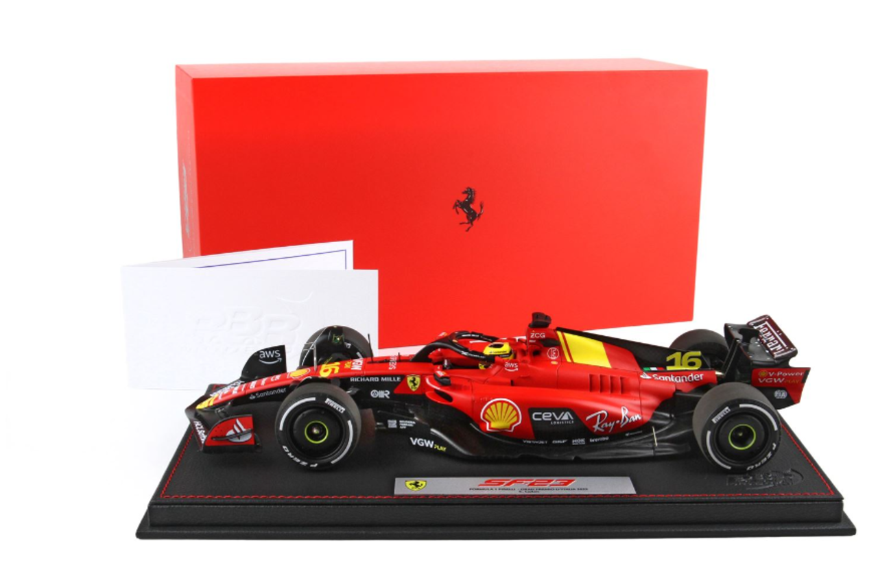 Formule 1 Ferrari  SF-23 #16 4th GP Italy Monza  2023 C.Leclerc  - 1:18 - BBR Formule 1 Ferrari  SF-23 #16 4th GP Italy Monza  2023 C.Leclerc  - 1:18 - BBR