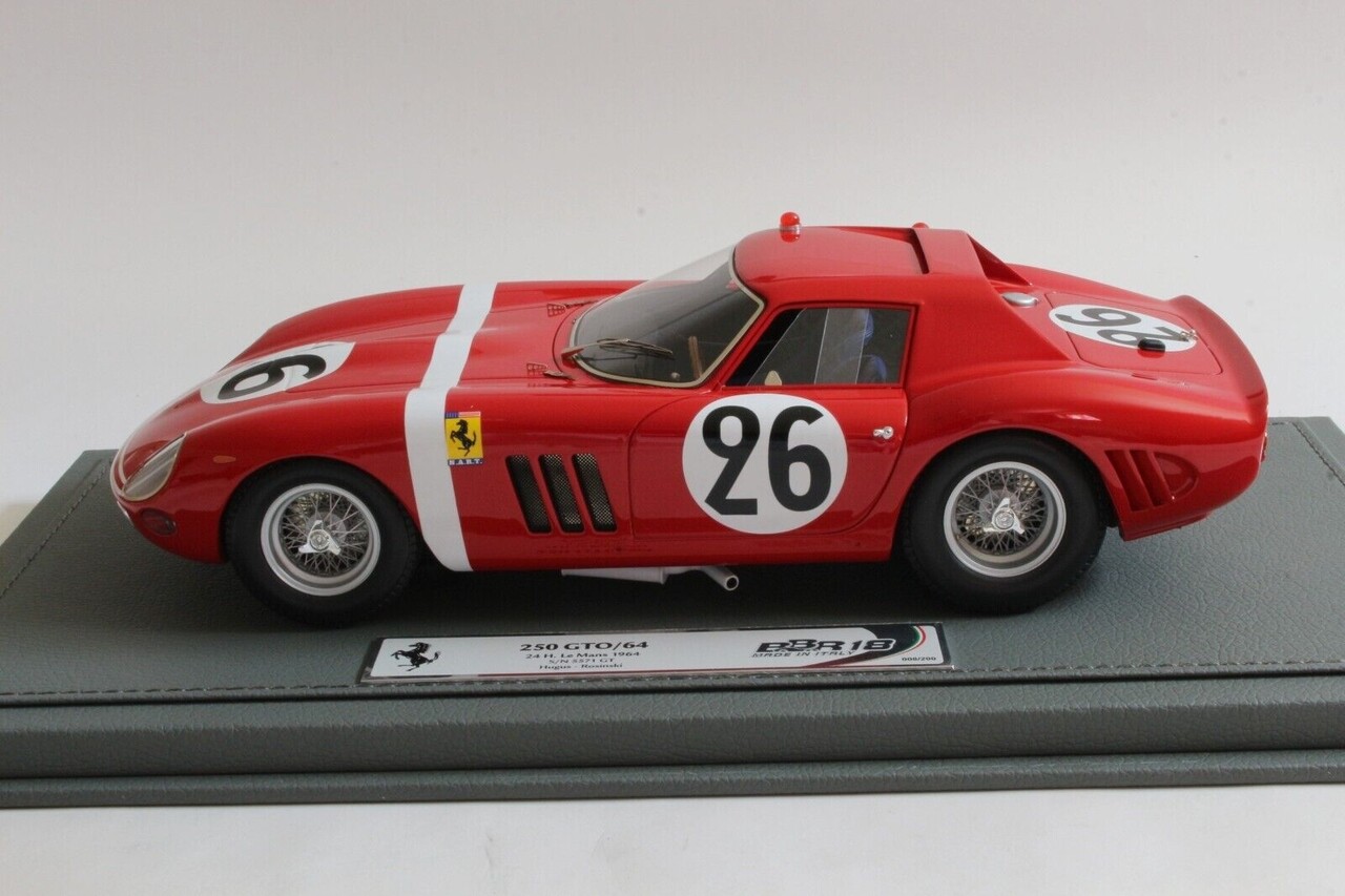Ferrari Ferrari 250 GTO Coupe #27 Team North American Racing NART 24H Le Mans 1964 - 1:18 - BBR Ferrari Ferrari 250 GTO Coupe #27 Team North American Racing NART 24H Le Mans 1964 - 1:18 - BBR