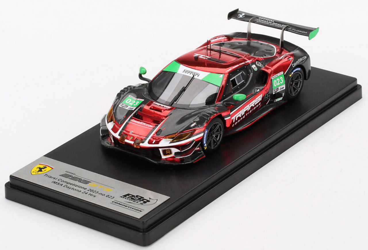 Ferrari Ferrari 296 GT3 3.0L Twin Turbo V6 #023 Team Triarsi Competizione 24H Daytona 2023- 1:43 - BBR