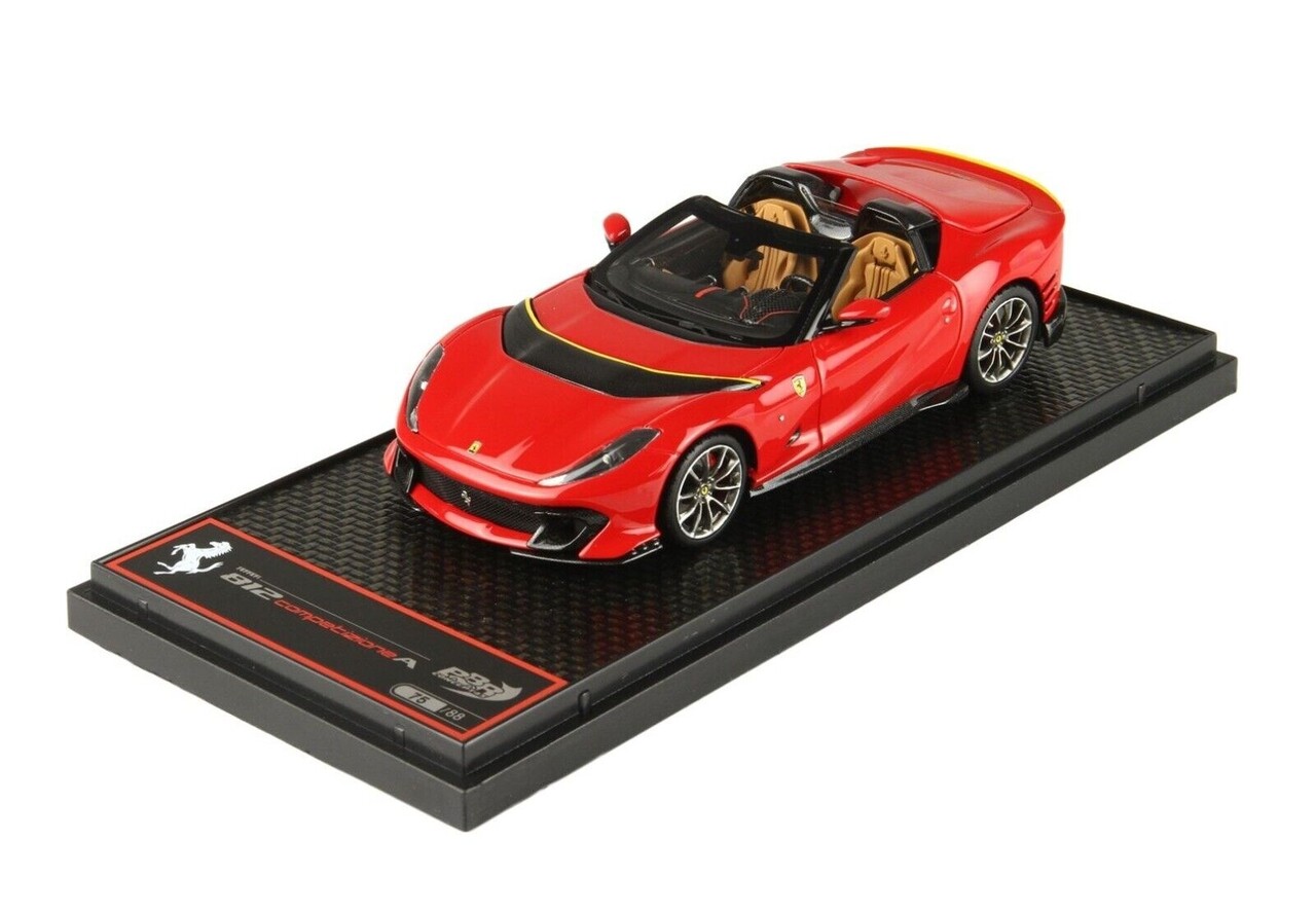 Ferrari Ferrari 812 Competizione A Spider 2022  Silver Wheels - 1:43 - BBR Ferrari Ferrari 812 Competizione A Spider 2022  Silver Wheels - 1:43 - BBR