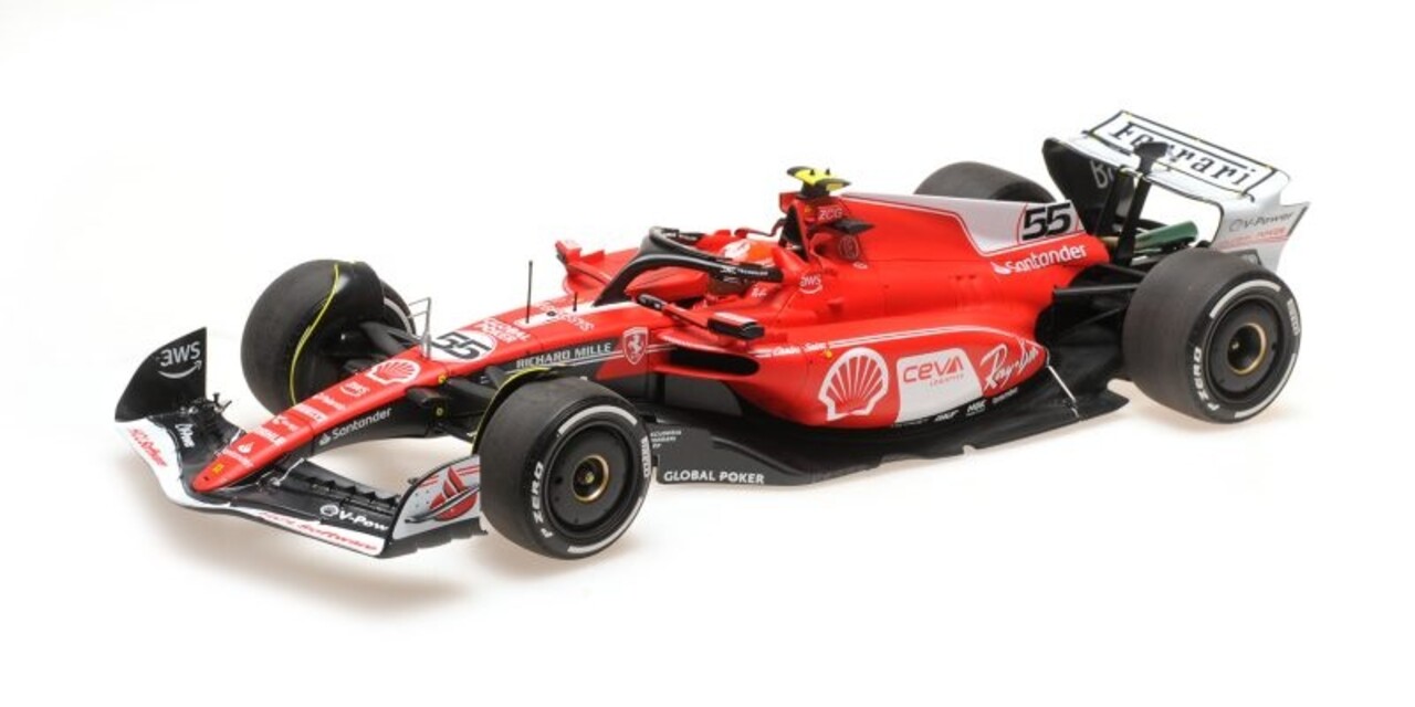 Formule 1 Ferrari  SF-23 #55 GP Las Vegas 2023 C. Sainz  - 1:18 - BBR Formule 1 Ferrari  SF-23 #55 GP Las Vegas 2023 C. Sainz  - 1:18 - BBR
