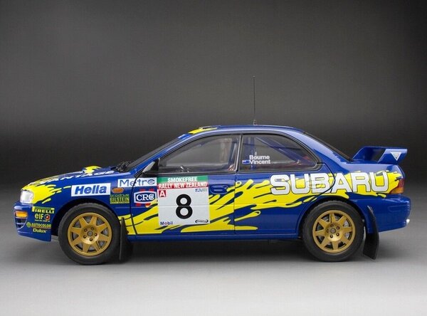 Subaru Subaru Impreza 555 #8 Rally of New Zealand 1997 - 1:18 - Sun Star Subaru Subaru Impreza 555 #8 Rally of New Zealand 1997 - 1:18 - Sun Star