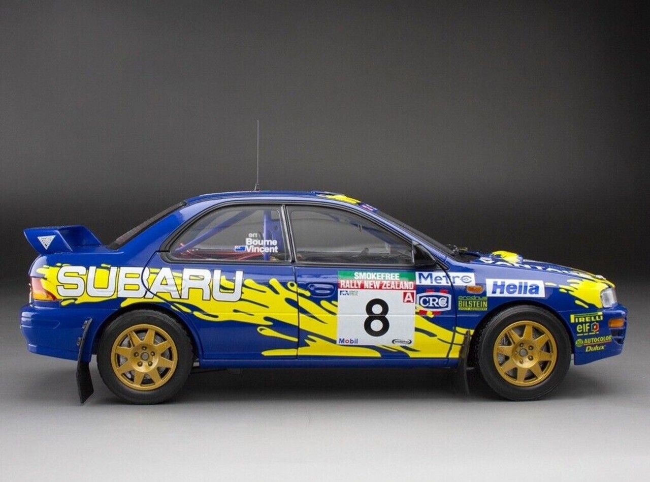Subaru Subaru Impreza 555 #8 Rally of New Zealand 1997 - 1:18 - Sun Star Subaru Subaru Impreza 555 #8 Rally of New Zealand 1997 - 1:18 - Sun Star