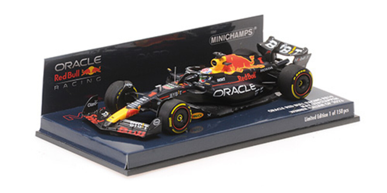 Formule 1 Oracle Red Bull Racing RB19, Verstappen, Winner Italian GP 2023 - 1:43 - Minichamps