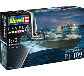 Revell Patrol Torpedo Boat PT-109 (Level 4) - 1:72 - Revell Revell Patrol Torpedo Boat PT-109 (Level 4) - 1:72 - Revell