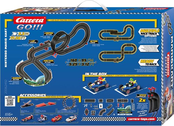 Nintendo Mario Kart Carrera Go!!! - Mach 8 Race Track - 1:43 Nintendo Mario Kart Carrera Go!!! - Mach 8 Race Track - 1:43