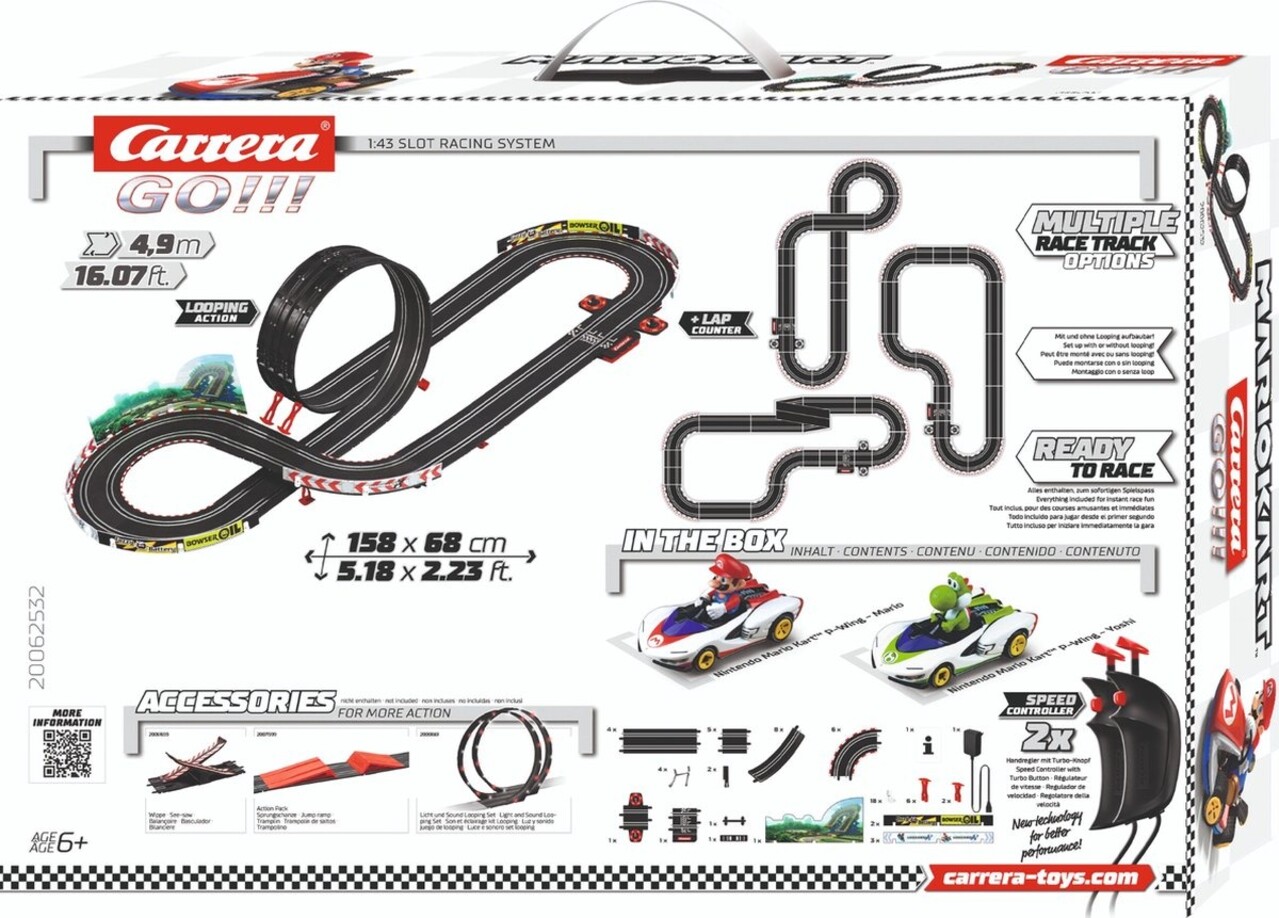 Nintendo Mario Kart Carrera Go!!! - P-Wing Race Track - 1:43