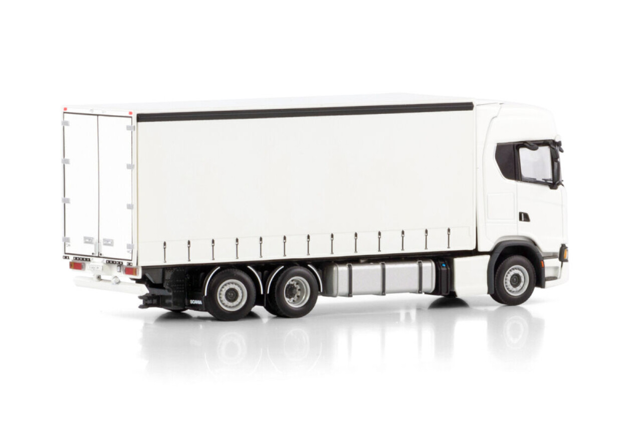 Scania Scania S Highline CS20H 6x2 Tag Axle Rigid Curtainside Truck - 1:50 - WSI Models Scania Scania S Highline CS20H 6x2 Tag Axle Rigid Curtainside Truck - 1:50 - WSI Models