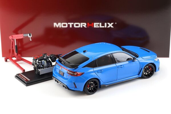 Honda Honda Civic EK9 Type R "Spoon' + Engine + Accessories 1999 - 1:18 - MotorHelix