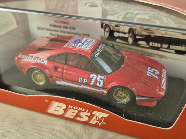 Ferrari Ferrari 308 GT SCCA #75 Trans-Am Championship 1978 Paul Newman - 1:43 - Best Model Ferrari Ferrari 308 GT SCCA #75 Trans-Am Championship 1978 Paul Newman - 1:43 - Best Model