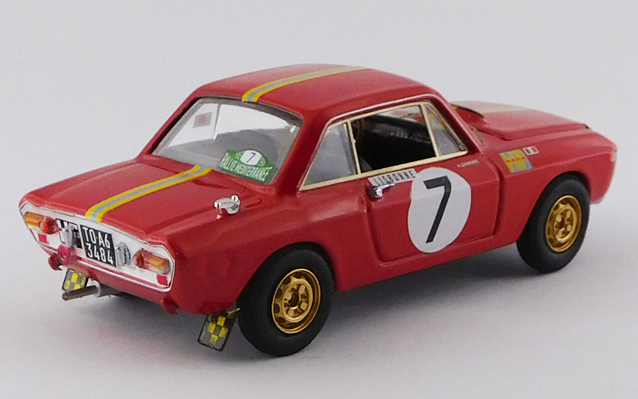 Lancia Lancia Fulvia 1.3 HF Coupe #7 Winner Mediterranian Rally 1969 - 1:43 - Best Model Lancia Lancia Fulvia 1.3 HF Coupe #7 Winner Mediterranian Rally 1969 - 1:43 - Best Model