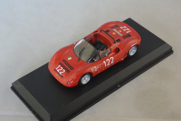 Fiat Fiat Abarth 1000 Spider #122 Targa Florio 1969 - 1:43 - Best Model Fiat Fiat Abarth 1000 Spider #122 Targa Florio 1969 - 1:43 - Best Model