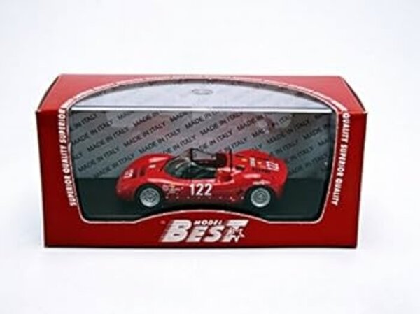 Fiat Fiat Abarth 1000 Spider #122 Targa Florio 1969 - 1:43 - Best Model Fiat Fiat Abarth 1000 Spider #122 Targa Florio 1969 - 1:43 - Best Model