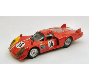 Alfa Romeo Alfa Romeo 33.2 Long Tail #16 Test Car Spa 1968 - 1:43 - Best Model Alfa Romeo Alfa Romeo 33.2 Long Tail #16 Test Car Spa 1968 - 1:43 - Best Model