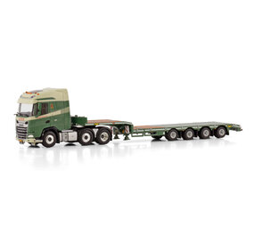 Daf DAF XG 6x2 Twin Steer + Semi Low Loader 4 Axle 'Lock Transport' -1:50 - WSI Models Daf DAF XG 6x2 Twin Steer + Semi Low Loader 4 Axle 'Lock Transport' -1:50 - WSI Models