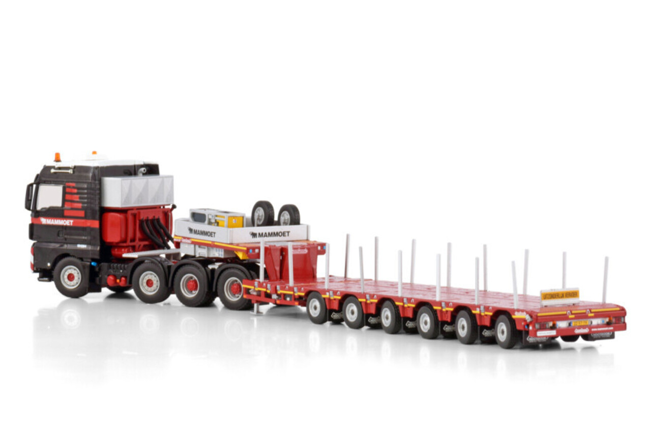 MAN MAN TGX XLX Euro 6C (Facelift) 8x4 + Manoovr 6 Axle 'Mammoet' - 1:50 - WSI Models MAN MAN TGX XLX Euro 6C (Facelift) 8x4 + Manoovr 6 Axle 'Mammoet' - 1:50 - WSI Models