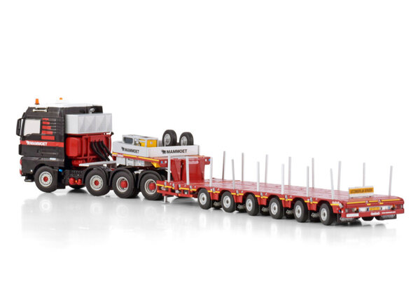 MAN MAN TGX XLX Euro 6C (Facelift) 8x4 + Manoovr 6 Axle 'Mammoet' - 1:50 - WSI Models MAN MAN TGX XLX Euro 6C (Facelift) 8x4 + Manoovr 6 Axle 'Mammoet' - 1:50 - WSI Models