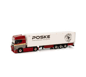 Scania Scania S Highline CS20H 4x2 + Reefer Trailer 3 Axle 'Poske' - 1:50 - WSI Models Scania Scania S Highline CS20H 4x2 + Reefer Trailer 3 Axle 'Poske' - 1:50 - WSI Models
