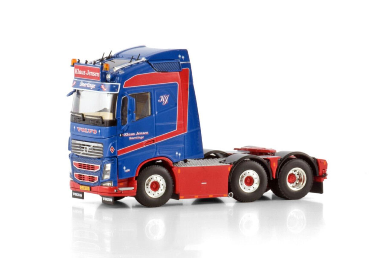 Volvo Volvo FH4 Globetrotter Tractor 6x2 Twin Steer 'Klaus Jensen' - 1:50 - WSI Models Volvo Volvo FH4 Globetrotter Tractor 6x2 Twin Steer 'Klaus Jensen' - 1:50 - WSI Models