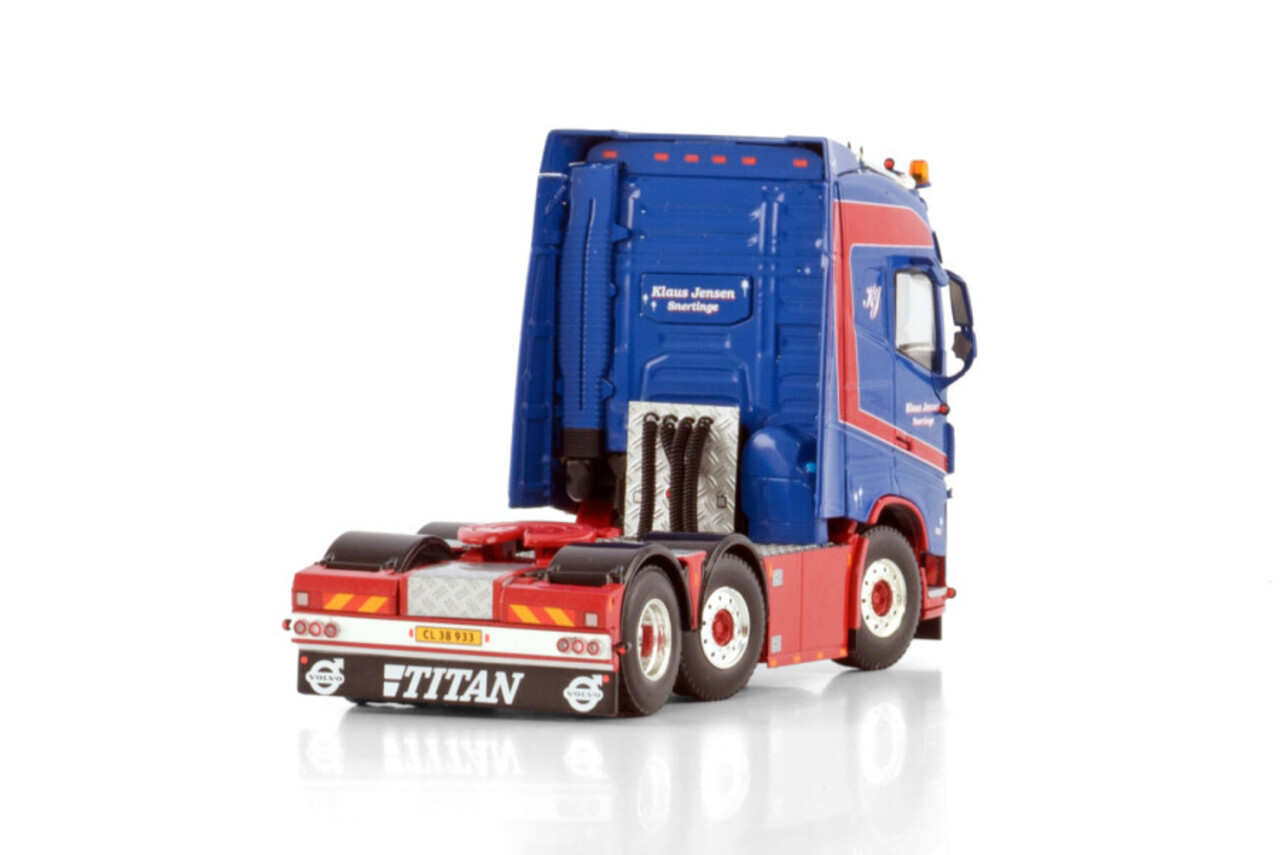 Volvo Volvo FH4 Globetrotter Tractor 6x2 Twin Steer 'Klaus Jensen' - 1:50 - WSI Models Volvo Volvo FH4 Globetrotter Tractor 6x2 Twin Steer 'Klaus Jensen' - 1:50 - WSI Models