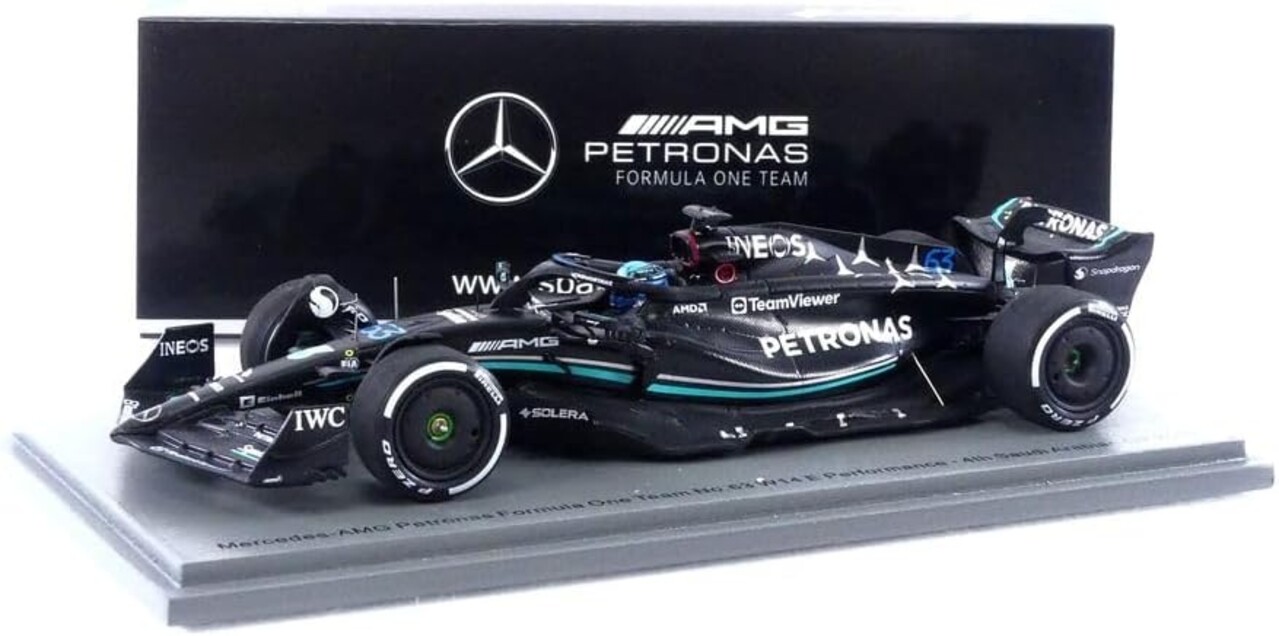 Formule 1 Mercedes-AMG Petronas F1 W14 E Performance #63 4th Saudi Arabian GP 2023 - 1:43 - Spark Formule 1 Mercedes-AMG Petronas F1 W14 E Performance #63 4th Saudi Arabian GP 2023 - 1:43 - Spark