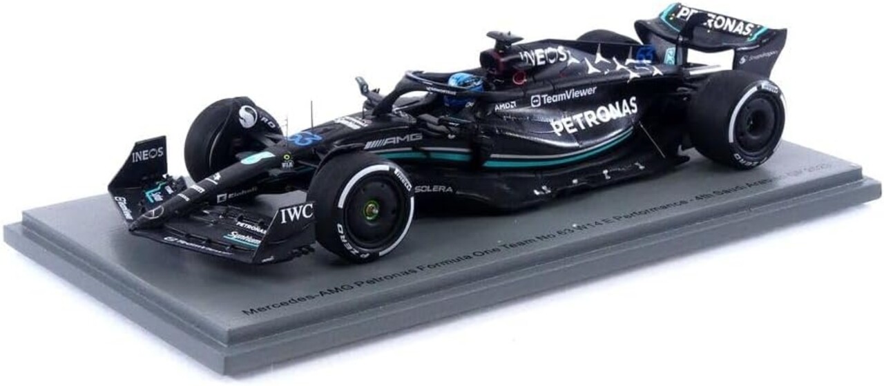 Formule 1 Mercedes-AMG Petronas F1 W14 E Performance #63 4th Saudi Arabian GP 2023 - 1:43 - Spark Formule 1 Mercedes-AMG Petronas F1 W14 E Performance #63 4th Saudi Arabian GP 2023 - 1:43 - Spark