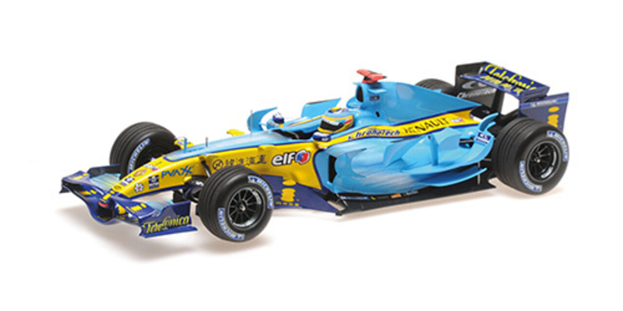 Formule 1 Renault F1 Team R26, Alonso, China GP 2006 - 1:18 - Minichamps