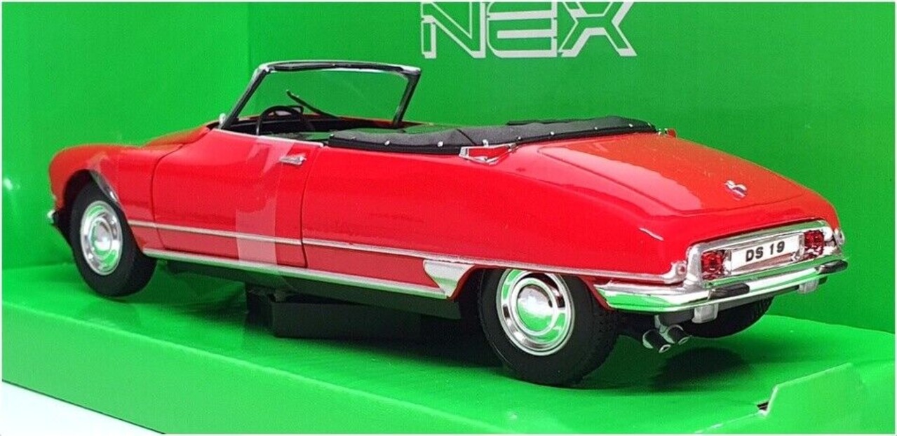 Citroen Citroen DS 19 Cabriolet Soft Top Open - 1:24 - Welly