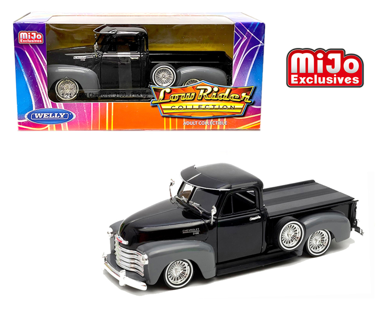 Chevrolet Chevrolet 3100 Pick-Up Low Rider 1953 - 1:24 - Welly Chevrolet Chevrolet 3100 Pick-Up Low Rider 1953 - 1:24 - Welly
