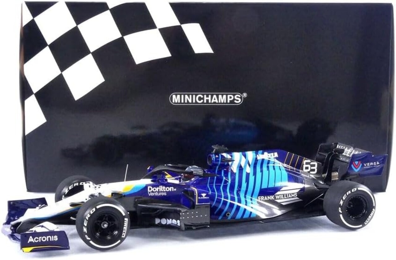 Formule 1 Williams Racing Mercedes FW43B #63 (G. Russell) Saudi Arabian GP 2021 - 1:18 - Minichamps Formule 1 Williams Racing Mercedes FW43B #63 (G. Russell) Saudi Arabian GP 2021 - 1:18 - Minichamps