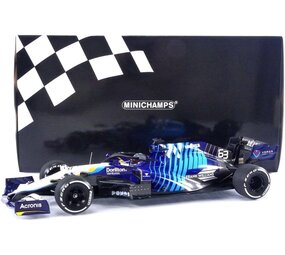 Formule 1 Williams Racing Mercedes FW43B #63 (G. Russell) Saudi Arabian GP 2021 - 1:18 - Minichamps Formule 1 Williams Racing Mercedes FW43B #63 (G. Russell) Saudi Arabian GP 2021 - 1:18 - Minichamps