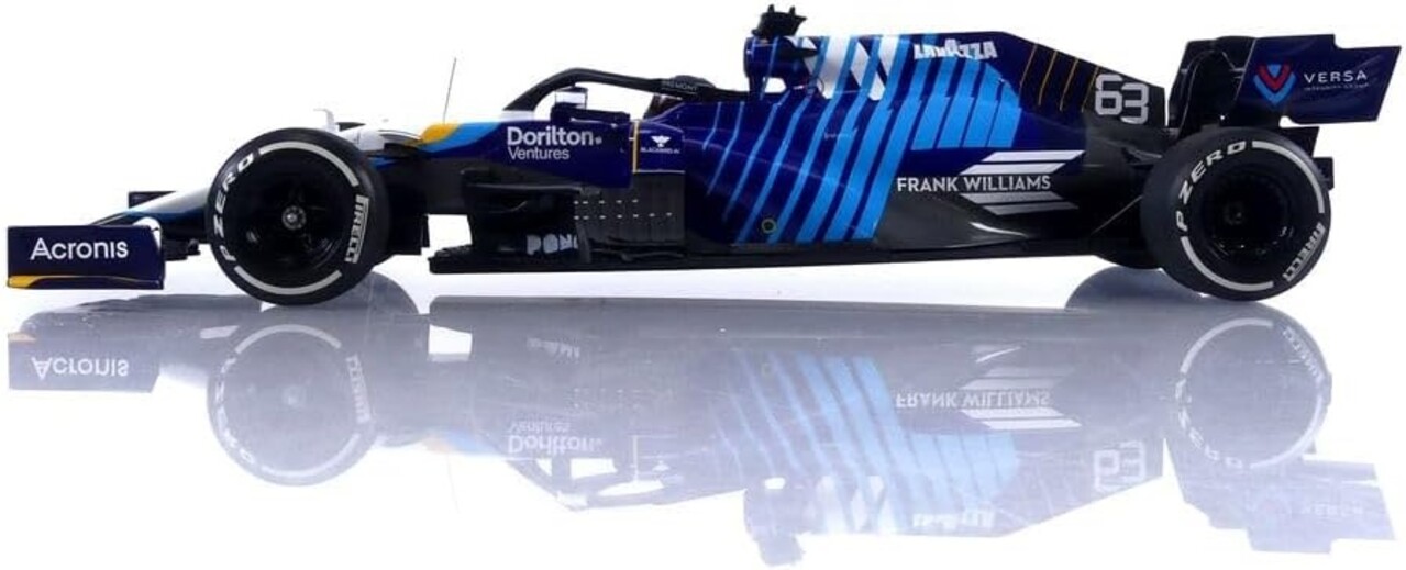 Formule 1 Williams Racing Mercedes FW43B #63 (G. Russell) Saudi Arabian GP 2021 - 1:18 - Minichamps Formule 1 Williams Racing Mercedes FW43B #63 (G. Russell) Saudi Arabian GP 2021 - 1:18 - Minichamps