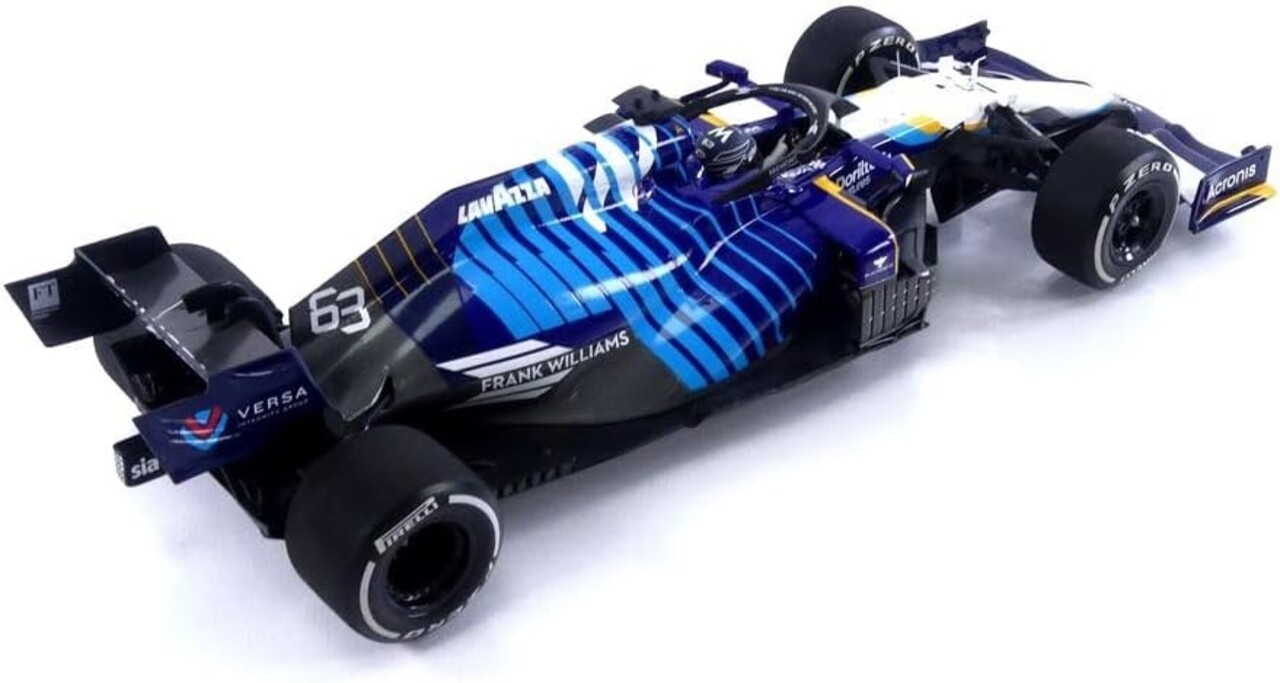 Formule 1 Williams Racing Mercedes FW43B #63 (G. Russell) Saudi Arabian GP 2021 - 1:18 - Minichamps Formule 1 Williams Racing Mercedes FW43B #63 (G. Russell) Saudi Arabian GP 2021 - 1:18 - Minichamps